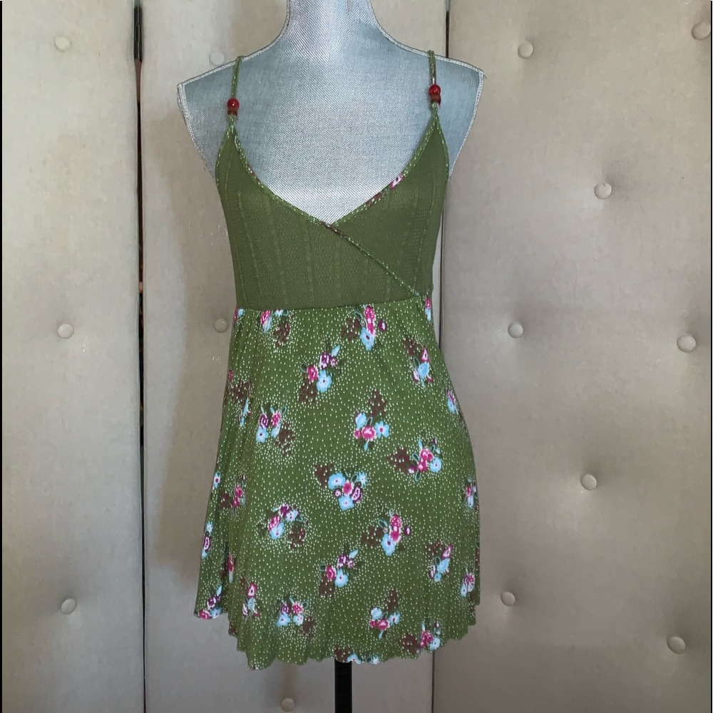 Free People green shirt